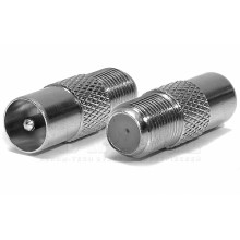 ZŁĄCZE WTYK TV - GNIAZDO F